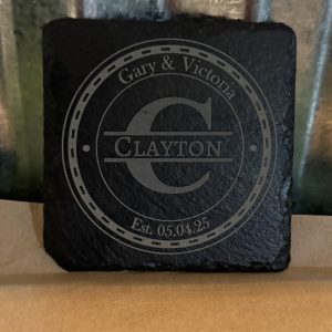 Wedding Slate Coasters