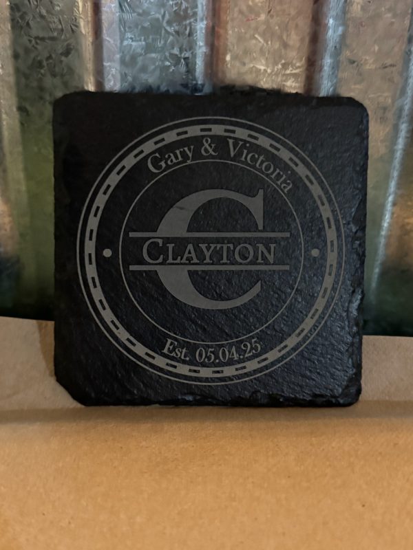 Wedding Slate Coasters